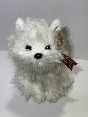 Ty Classic MacDOUGAL White Scottish Terrier 11in Stuffed Plush Tag 2001